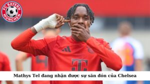 Mathys Tel đang nhận được sự săn đón của Chelsea